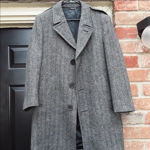 Tweed coat men’s wool